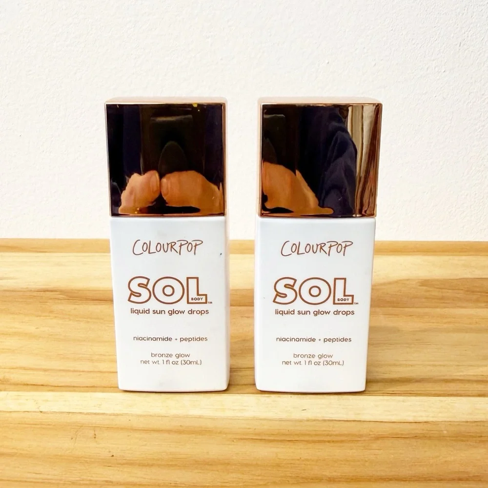 New! COLORPOP Sol Liquid Sun Glow Drops 1 Fl Oz